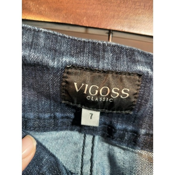 Vigoss boot cut blue jeans woman junior size 7 - Picture 7 of 8
